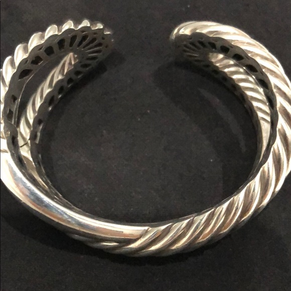 DAVID YURMAN Sterling Silver Crossover Cuff - Picture 6 of 8